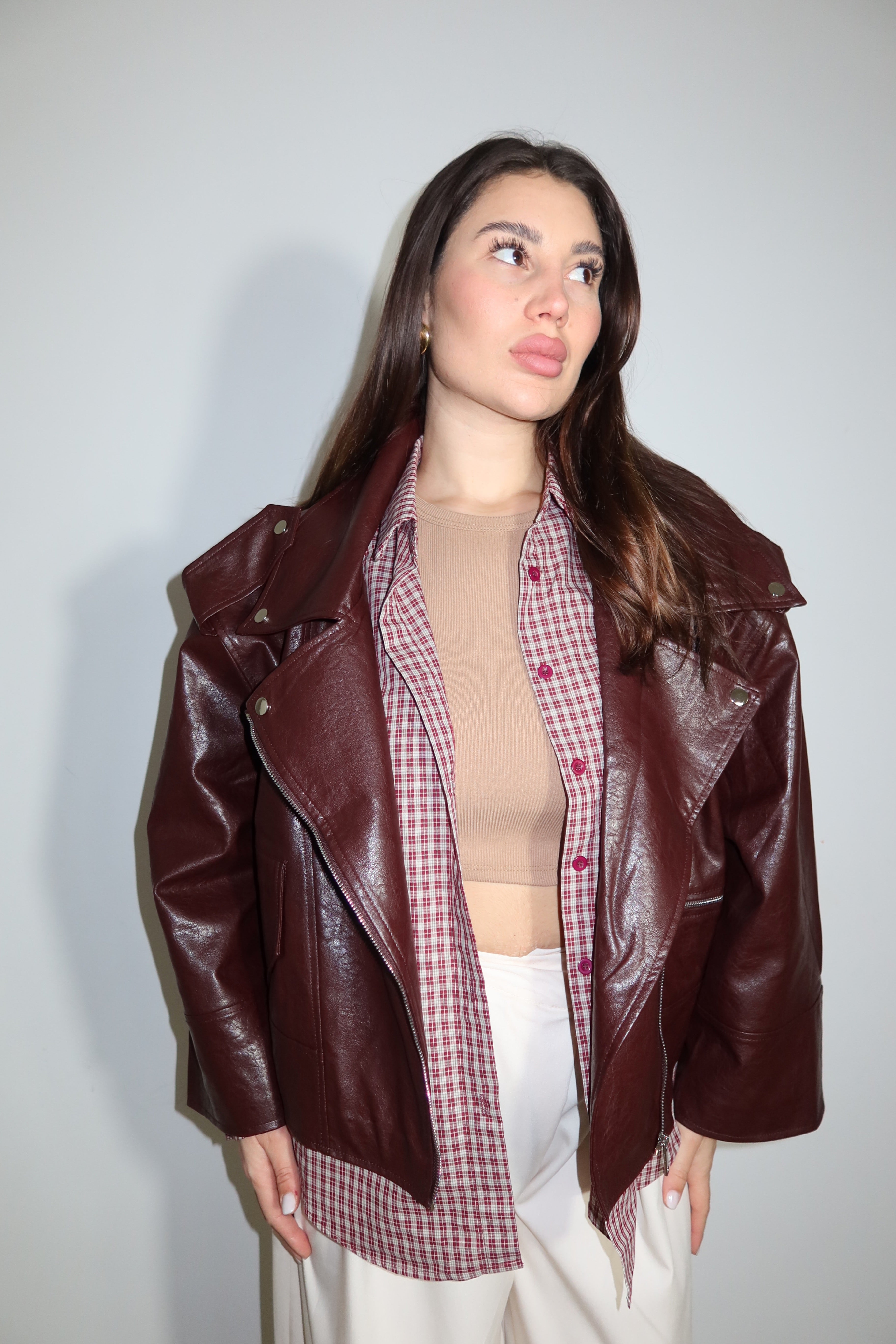 Giubotto in ecopelle