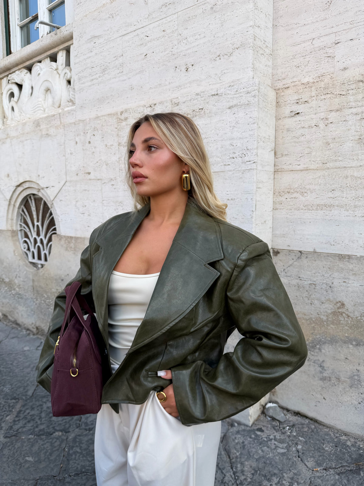 Giacca Ivon verde