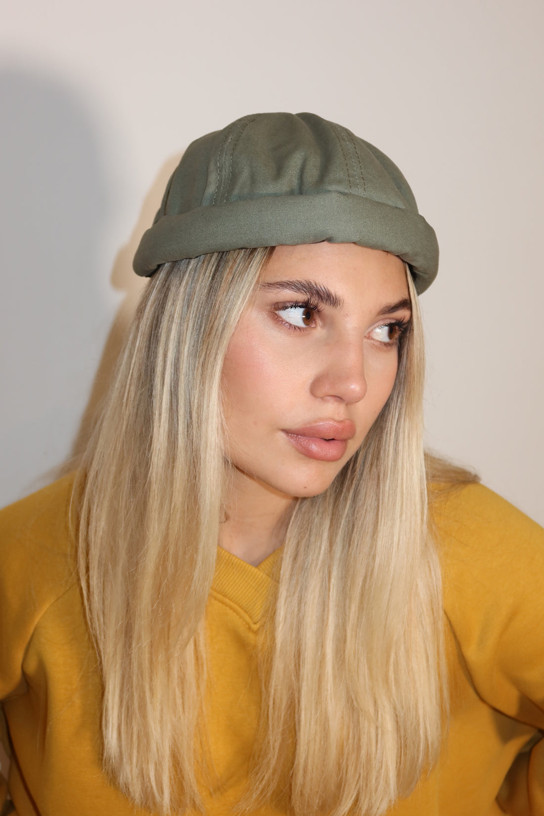 Beanie con risvolto