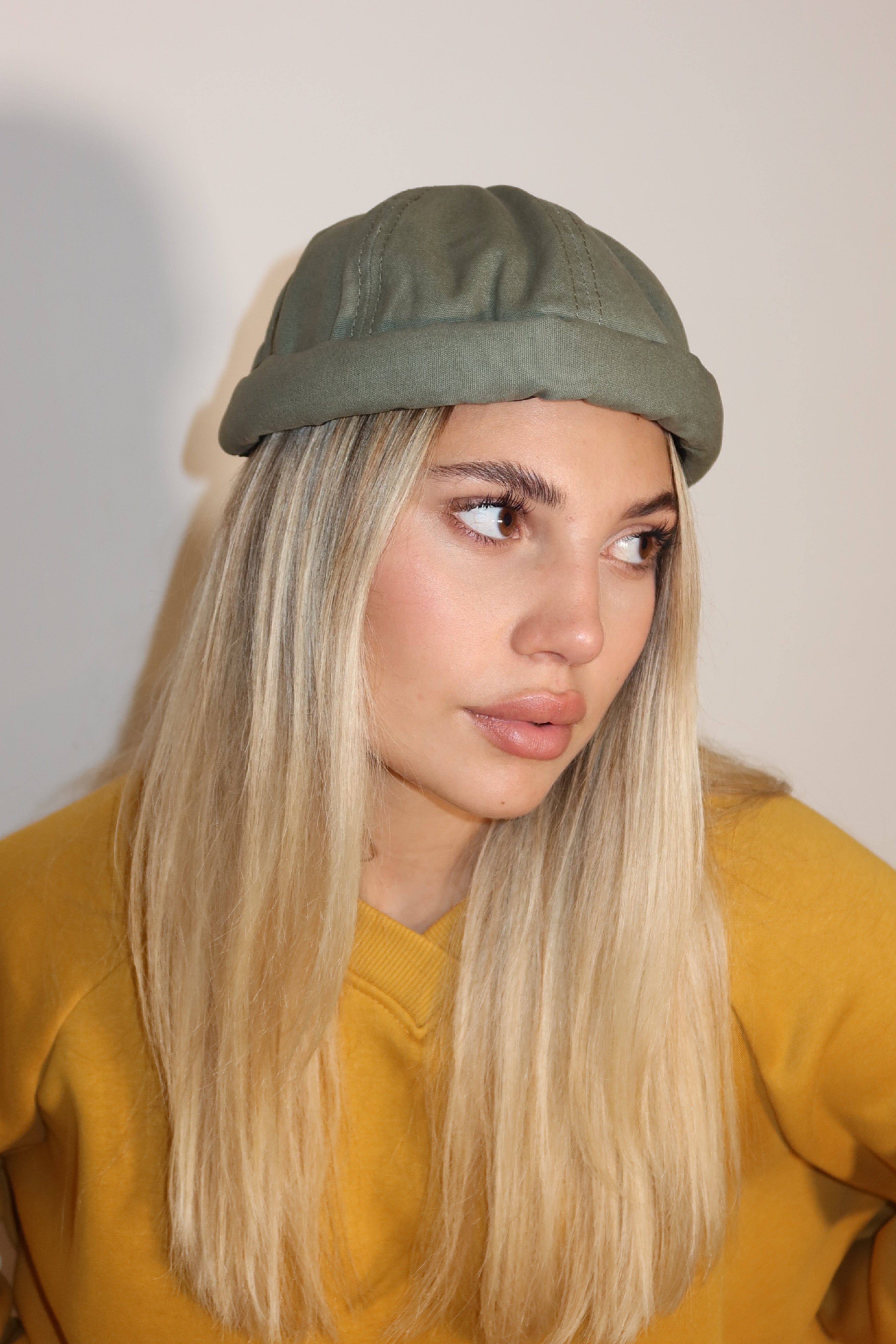 Beanie con risvolto
