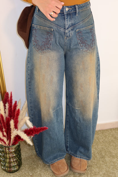 Jeans upside