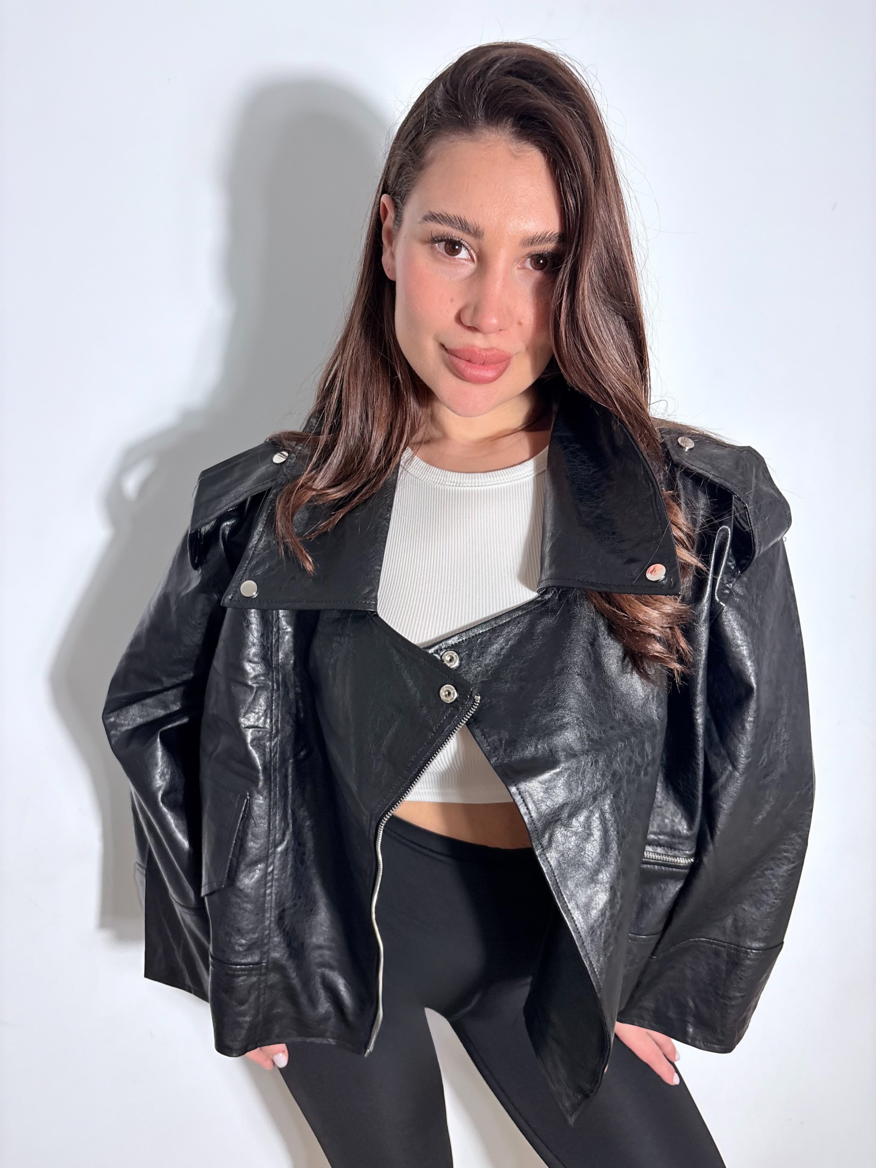 Giubotto in ecopelle