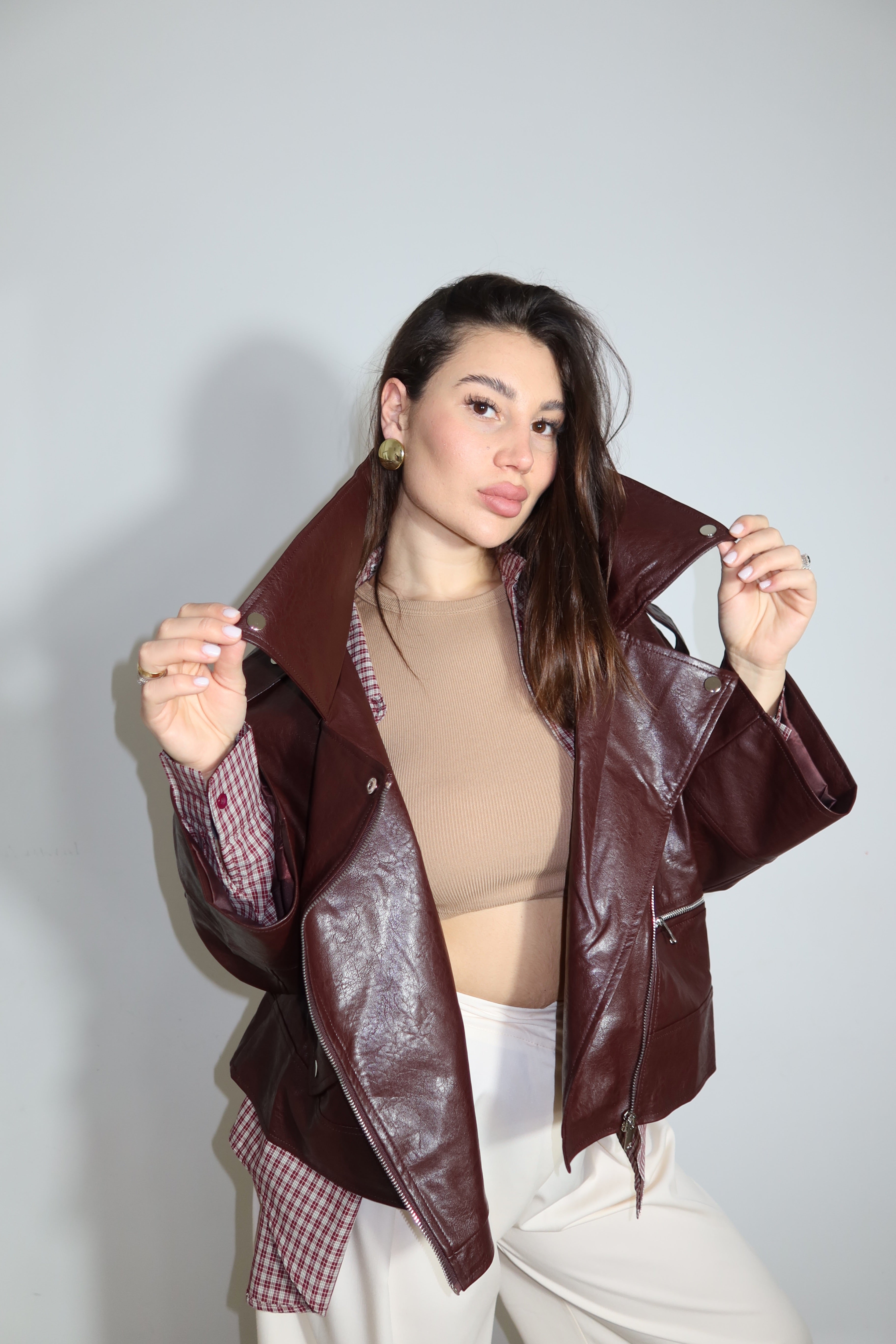 Giubotto in ecopelle