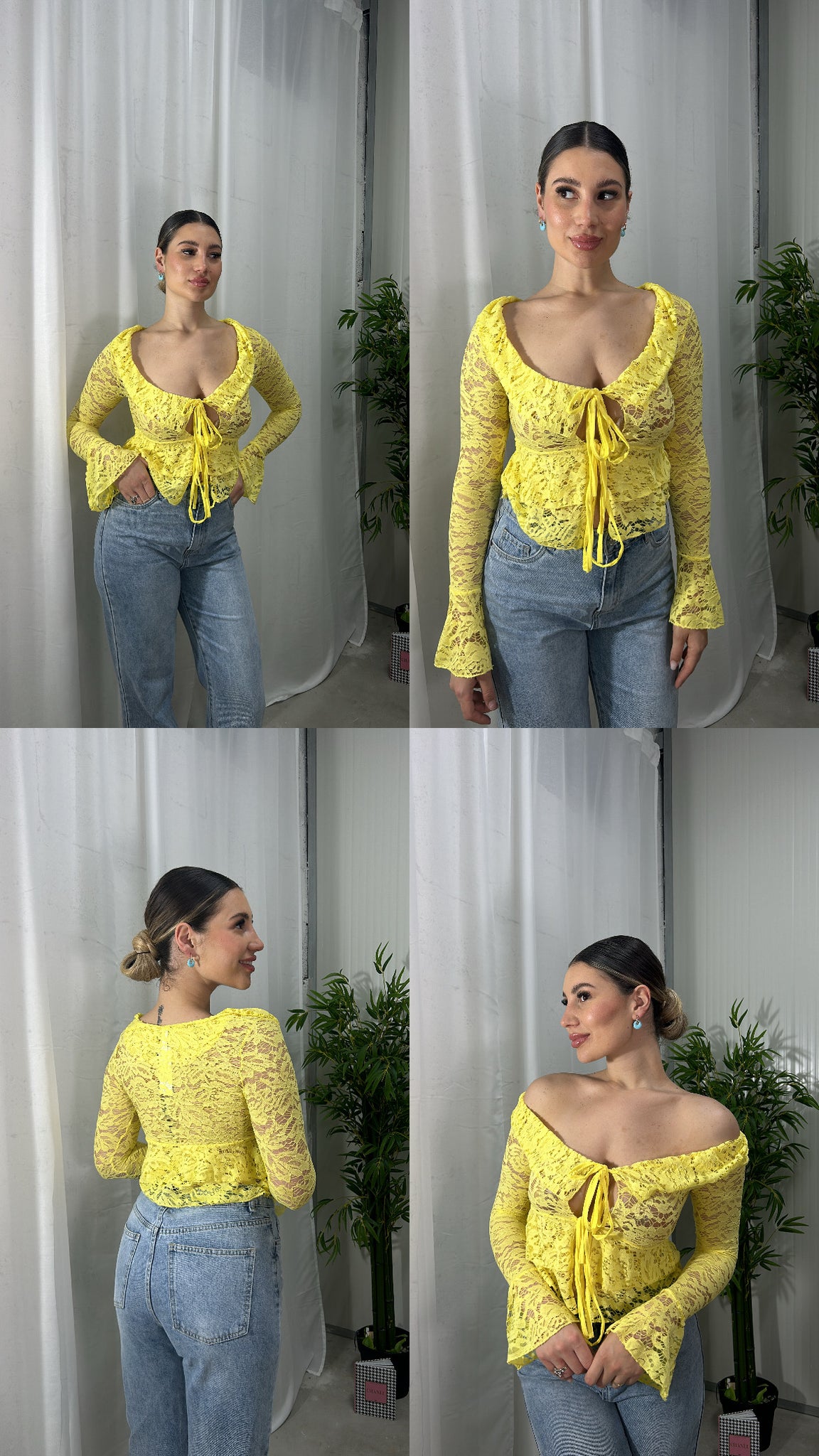 Camicia in pizzo Lola