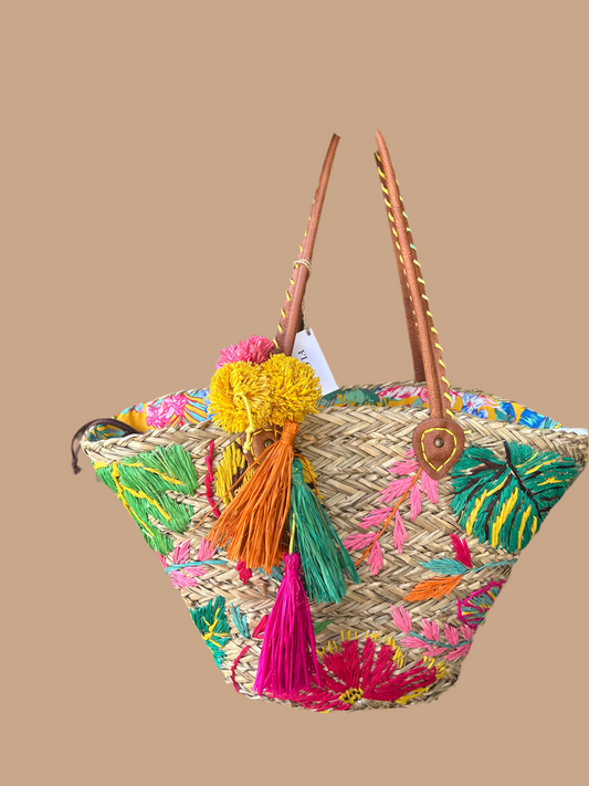 Borsa in paglia bikini