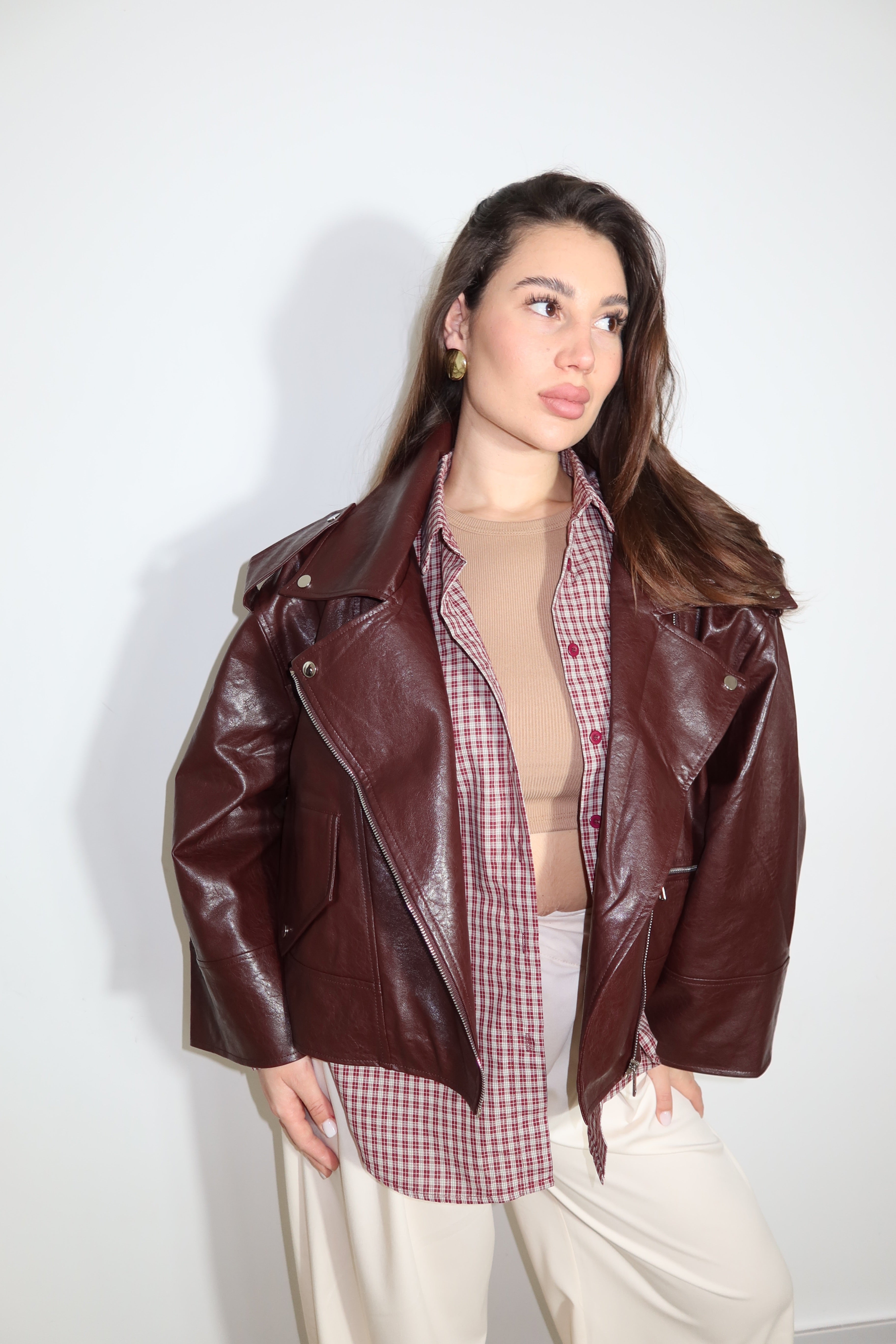 Giubotto in ecopelle