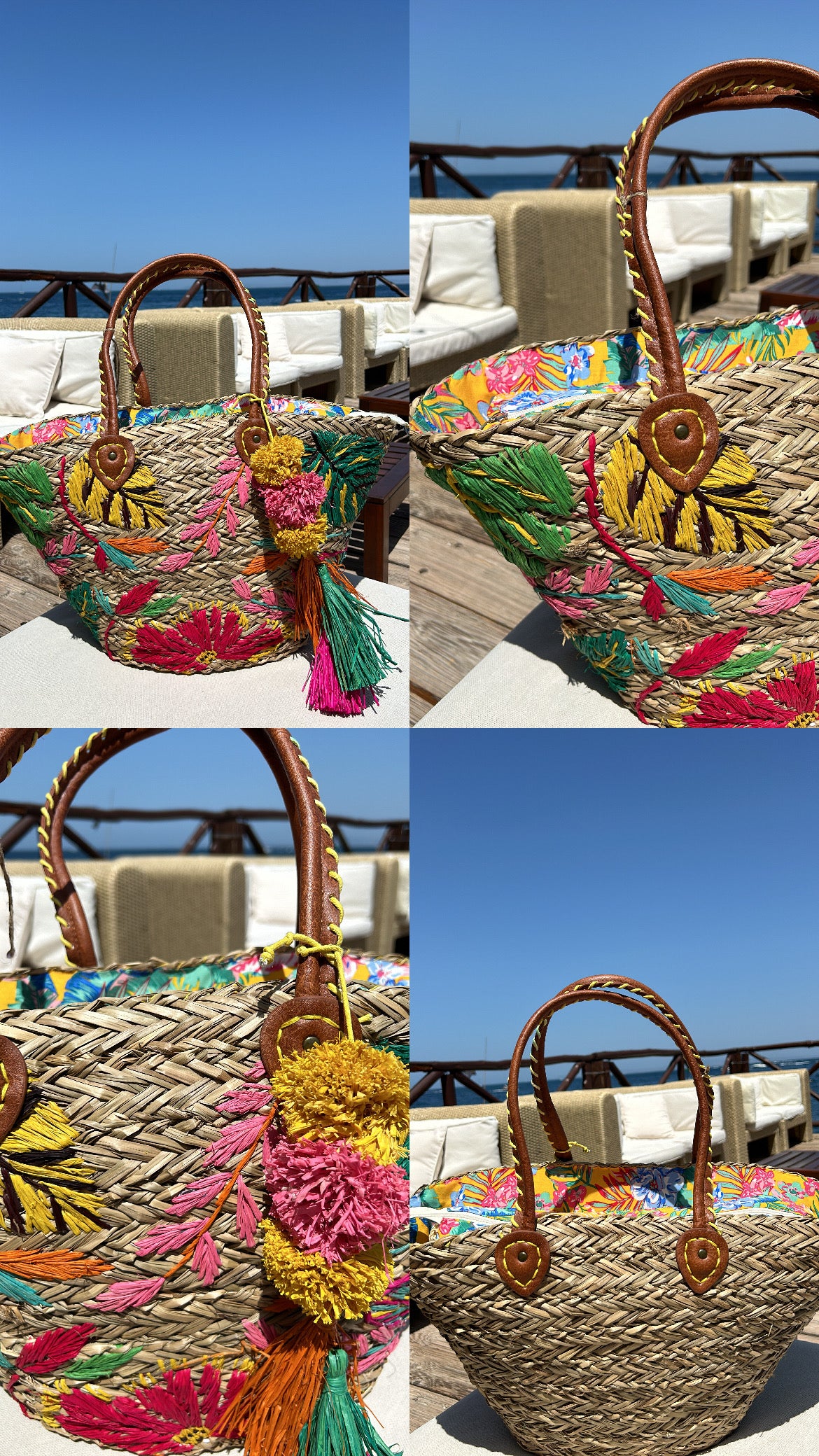 Borsa in paglia bikini